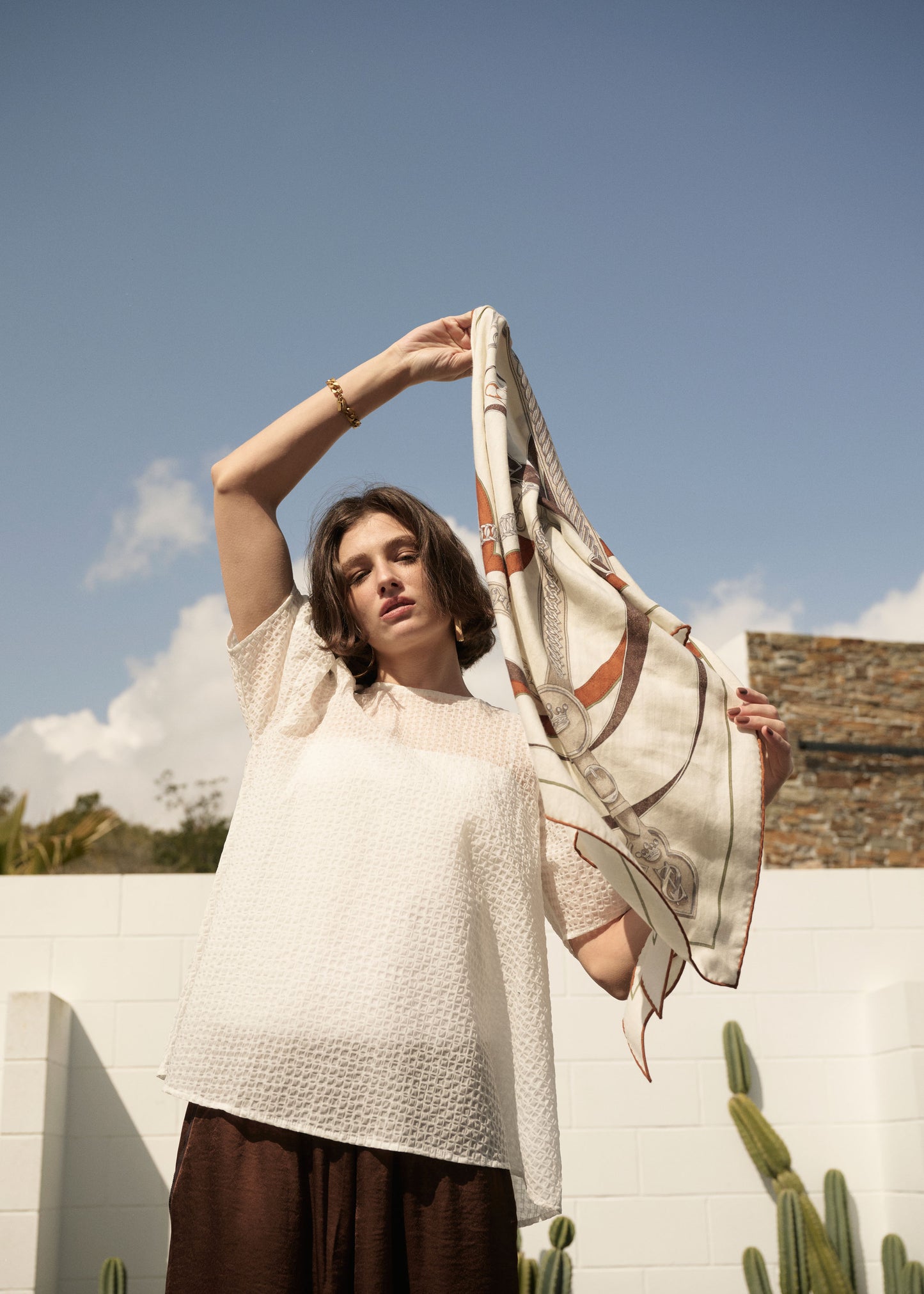 Seersucker Blouse