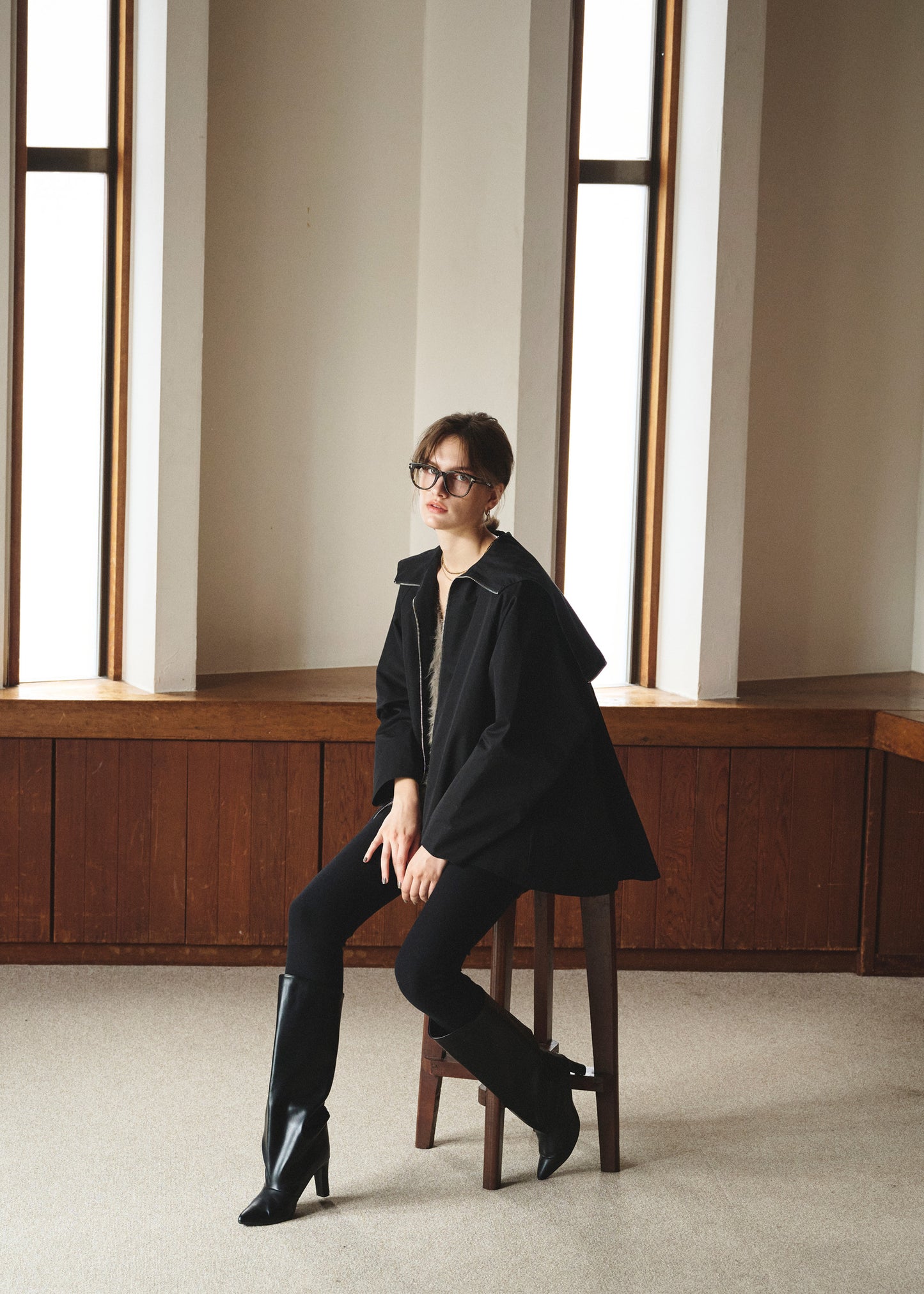 2Way Sailor-Hood Mode Coat