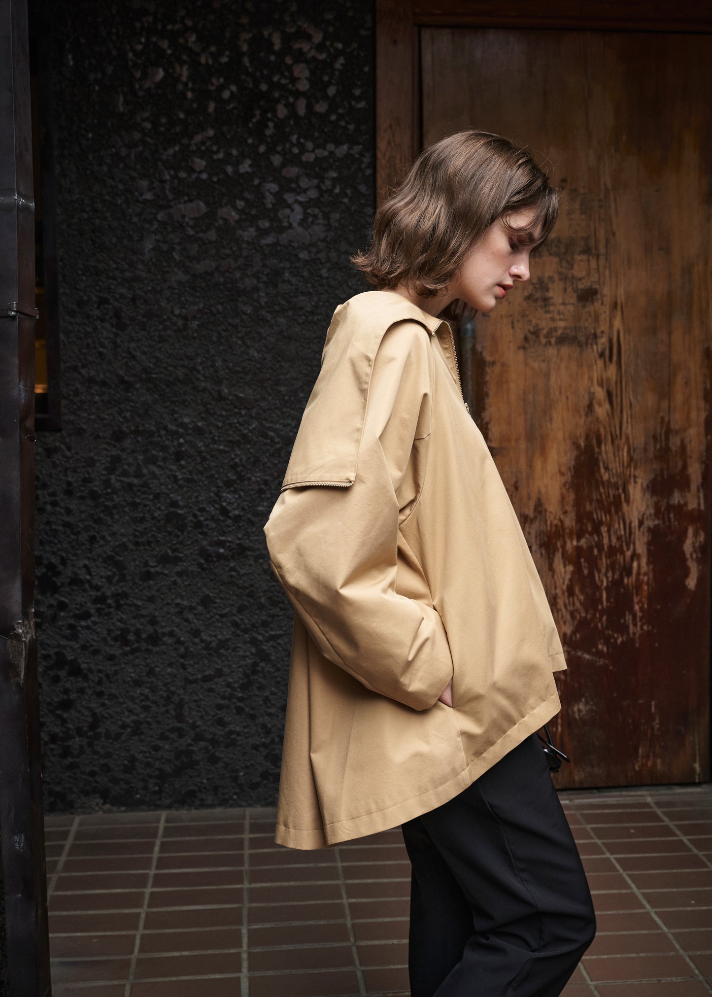2Way Sailor-Hood Mode Coat