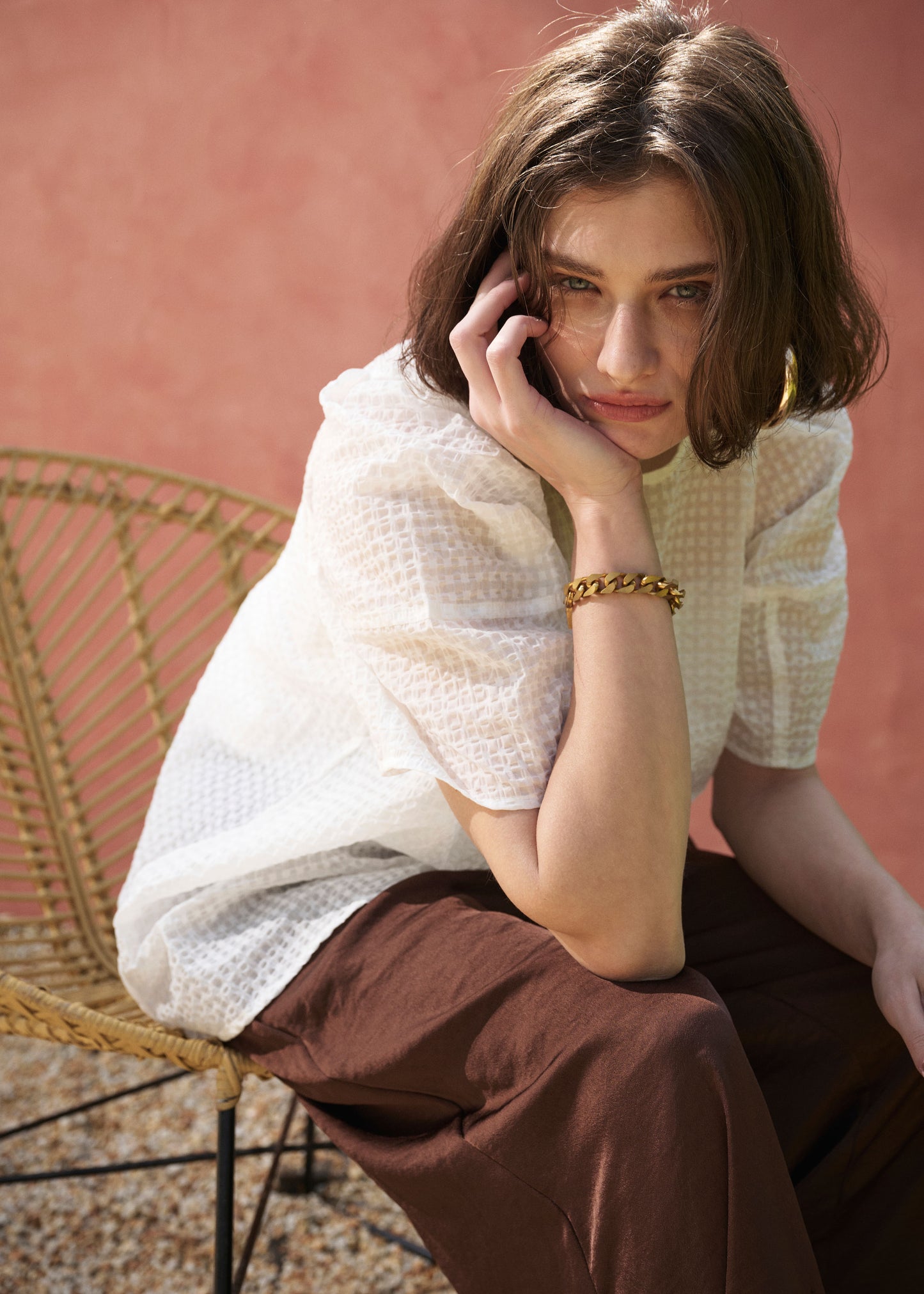 Seersucker Blouse