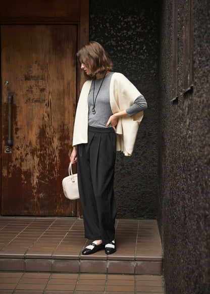 Back Tuck Wool Vest