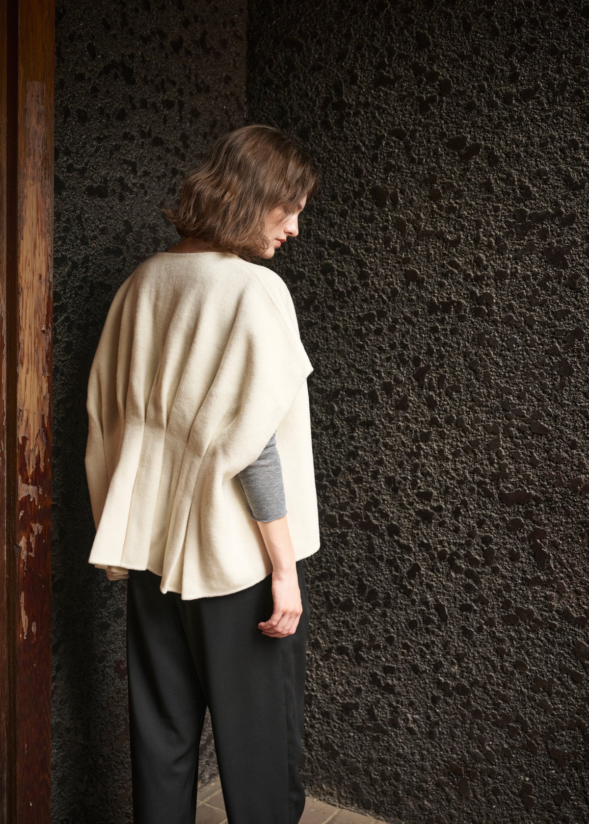 Back Tuck Wool Vest