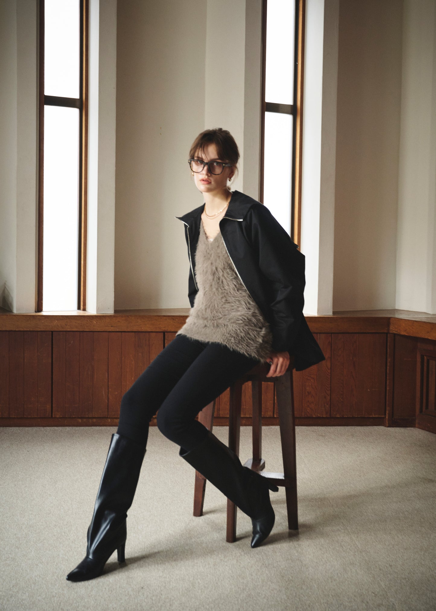 2Way Sailor-Hood Mode Coat