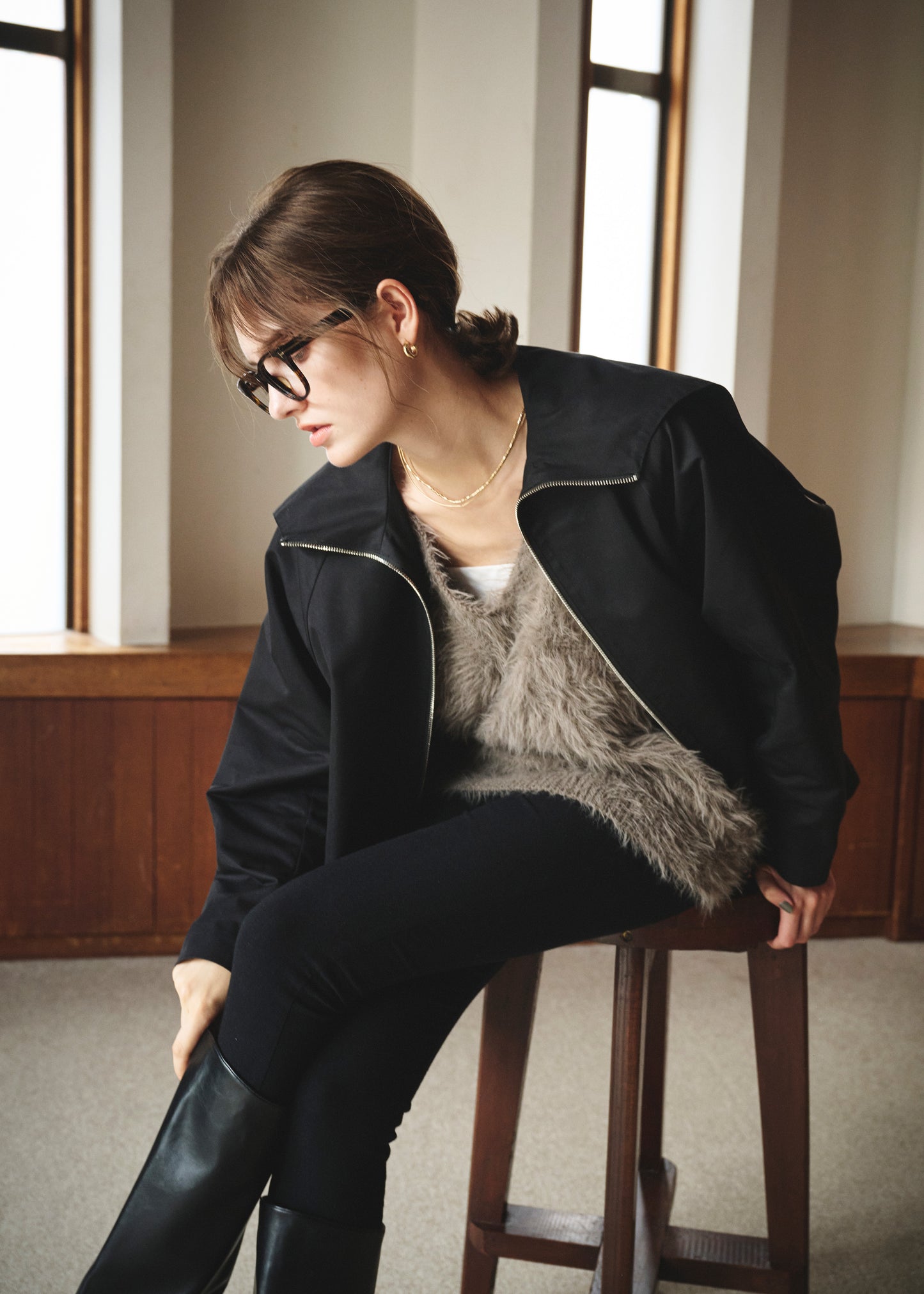 2Way Sailor-Hood Mode Coat