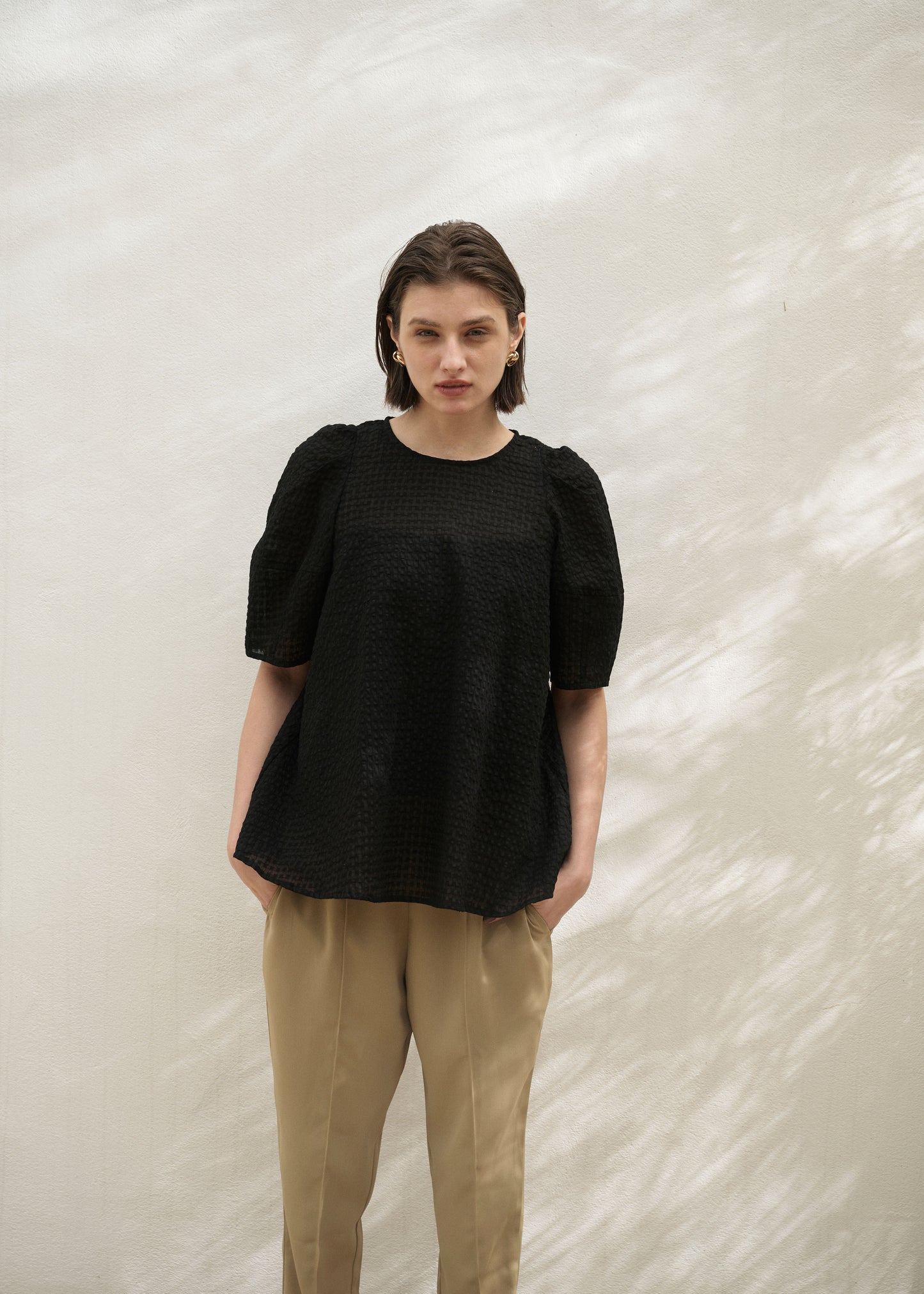 Seersucker Blouse