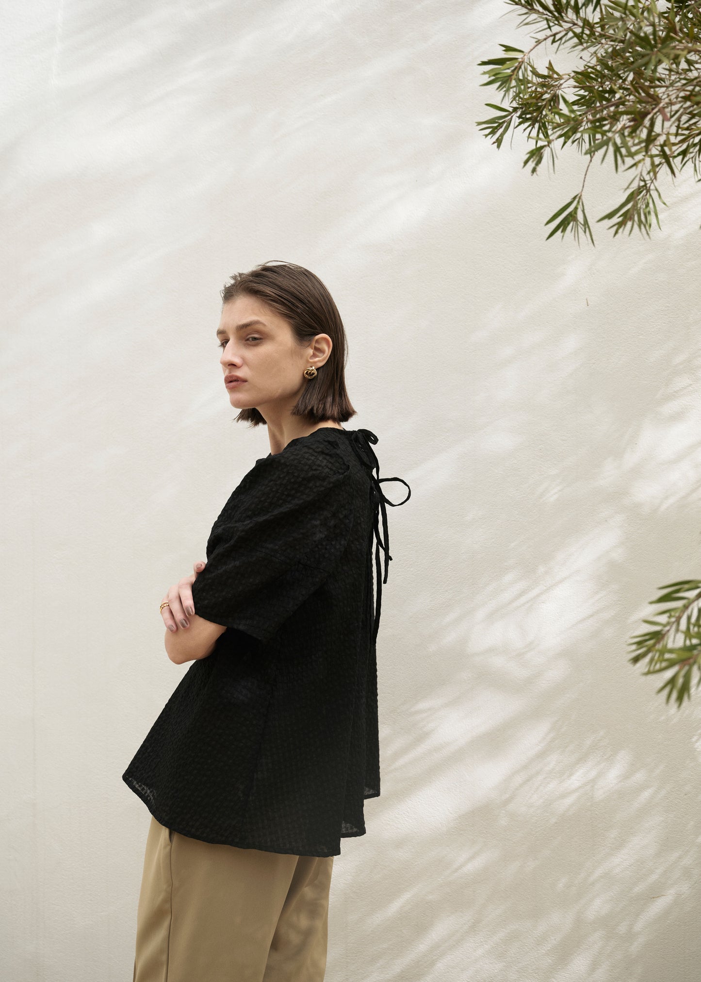 Seersucker Blouse
