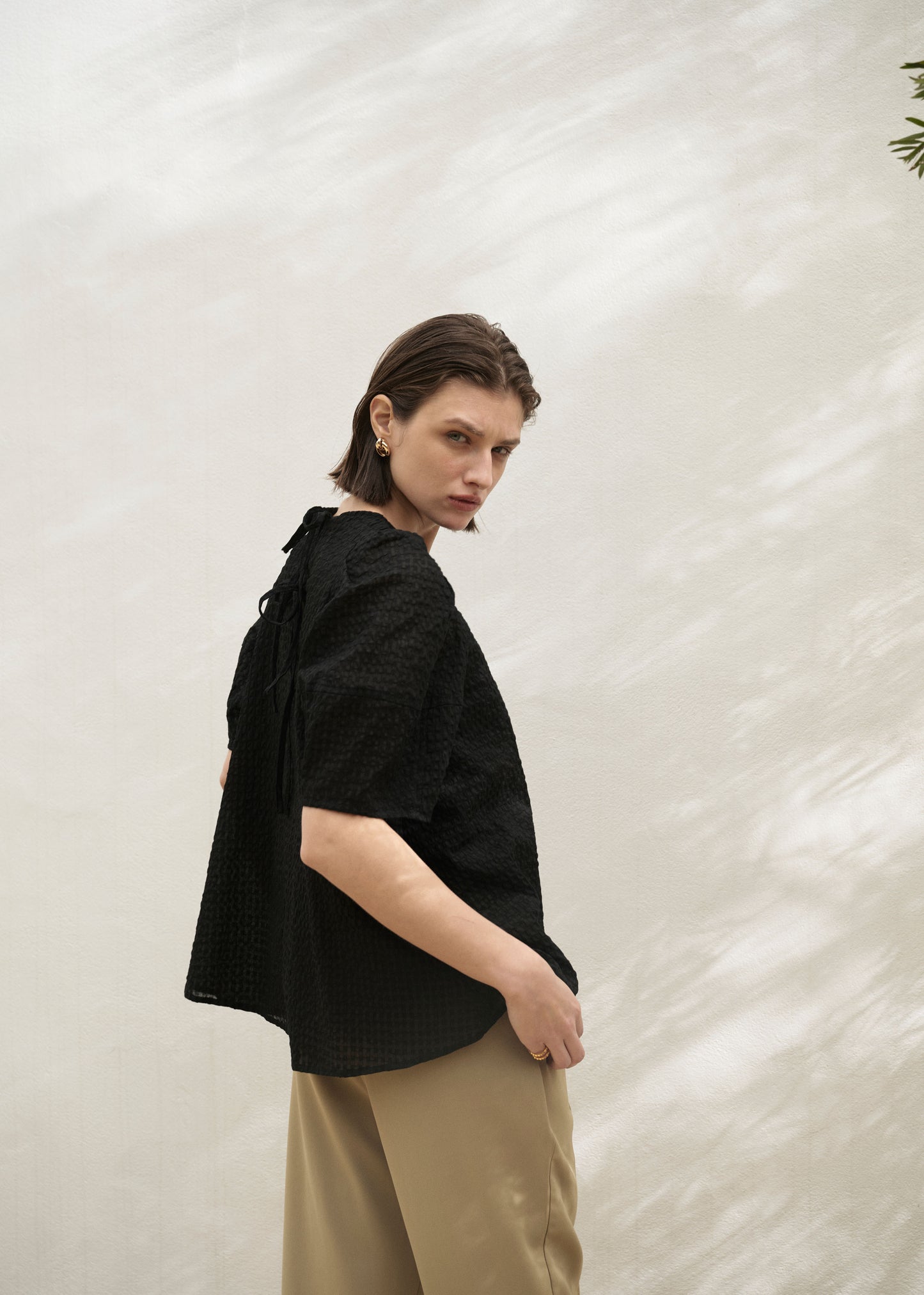 Seersucker Blouse