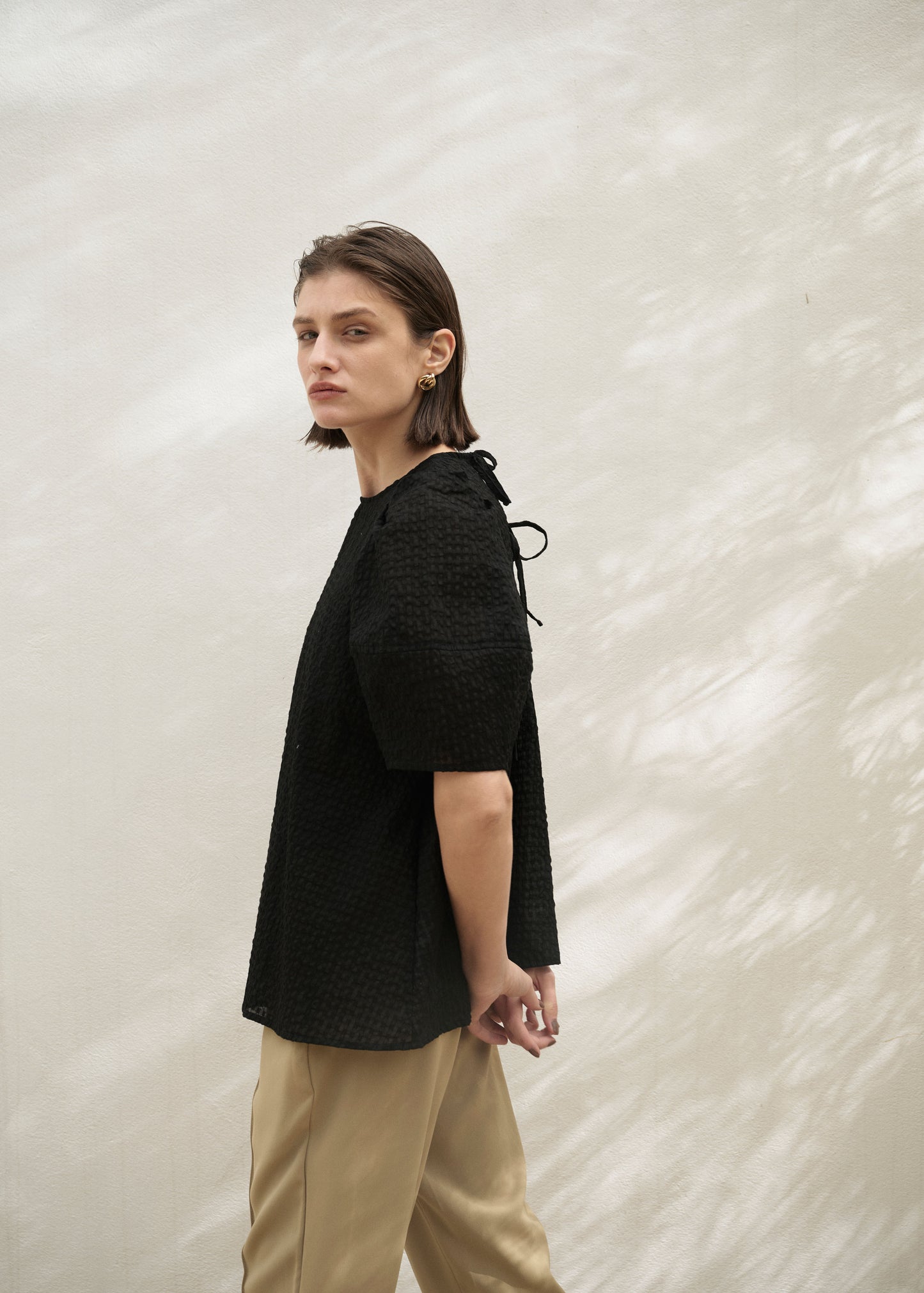 Seersucker Blouse