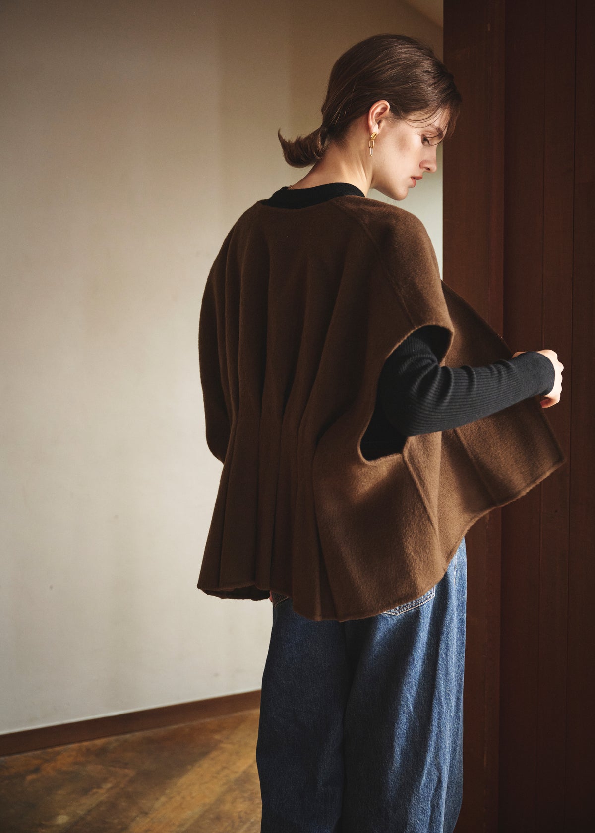 Back Tuck Wool Vest
