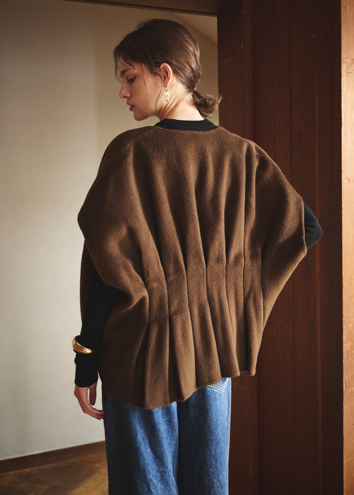 Back Tuck Wool Vest