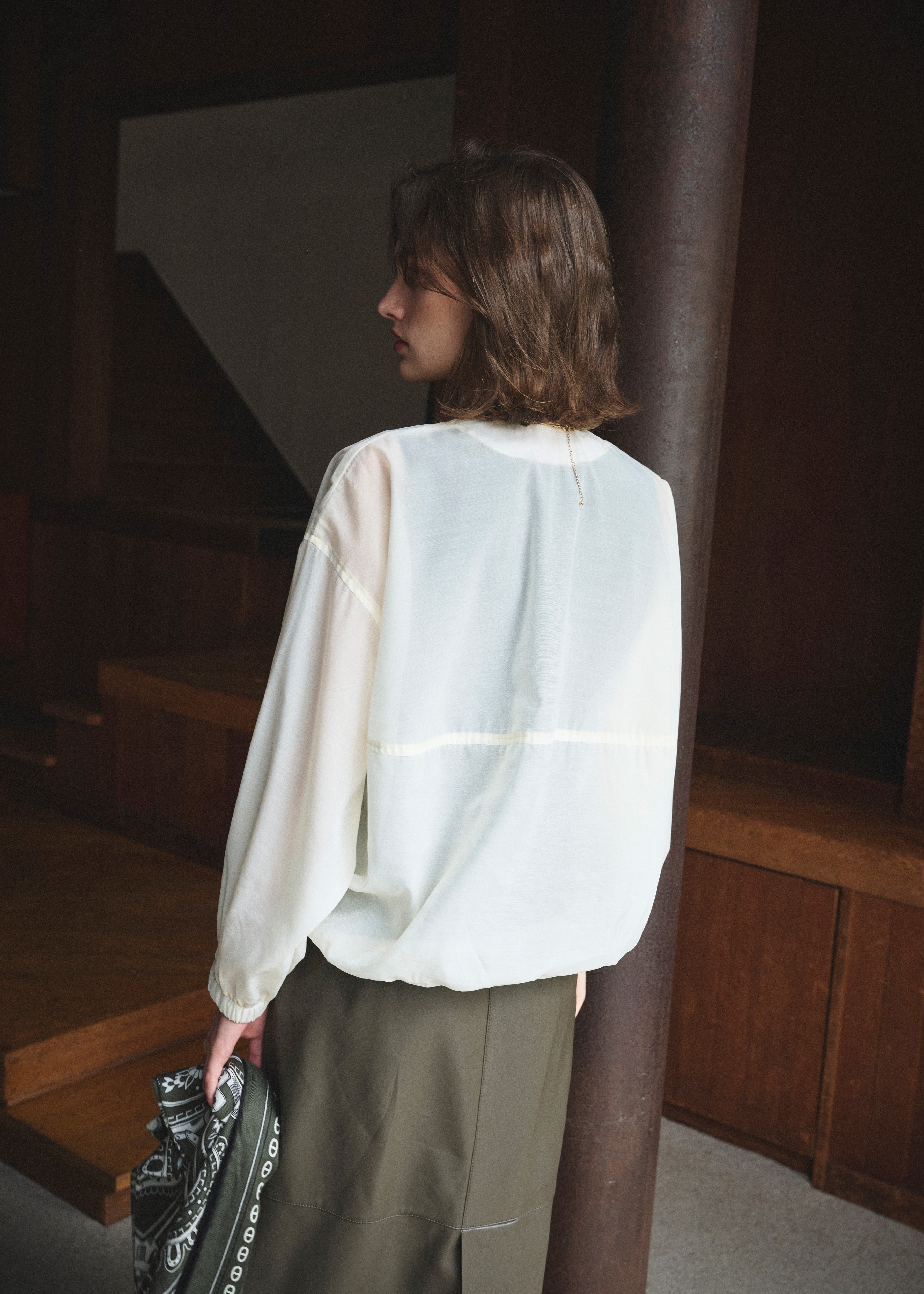【完売品】CLORE＋　クロレ　Airy Soft-Sheer Blouson Airy Soft-Sheer Blouson – CLORE+