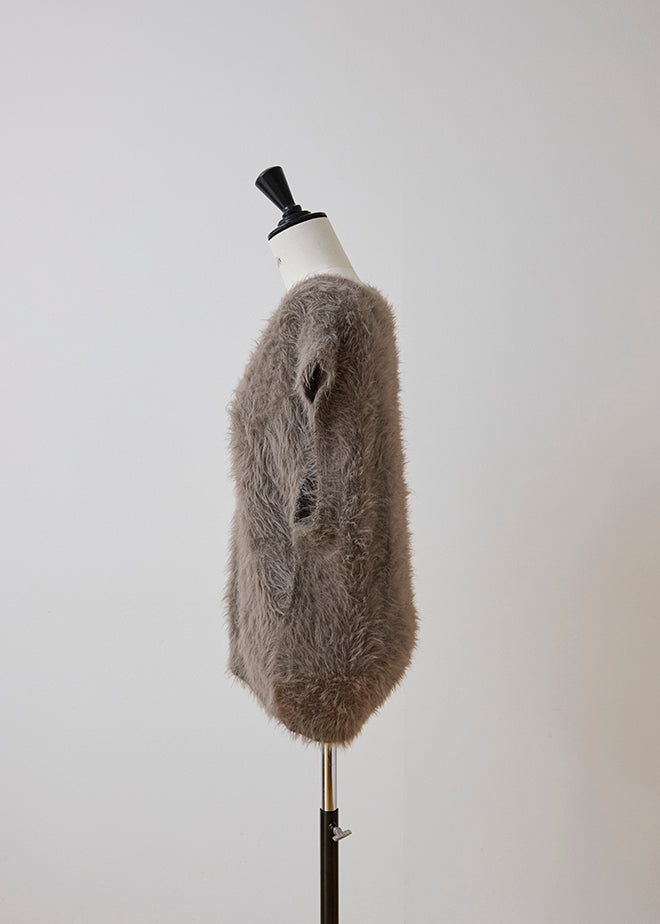 Feather V-Neck Vest