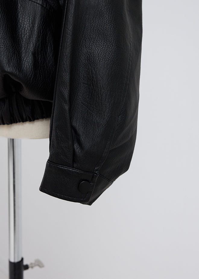Oversize Leather Jacket