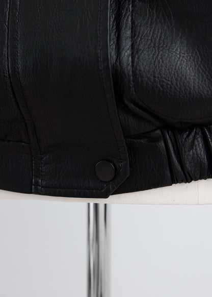 Oversize Leather Jacket