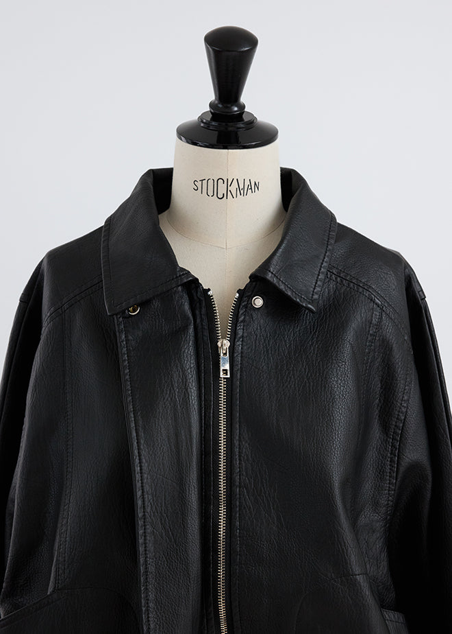 Oversize Leather Jacket