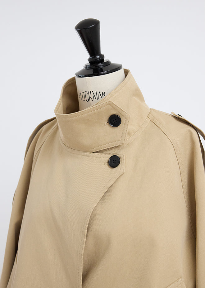 Stand Collar Belt Jacket