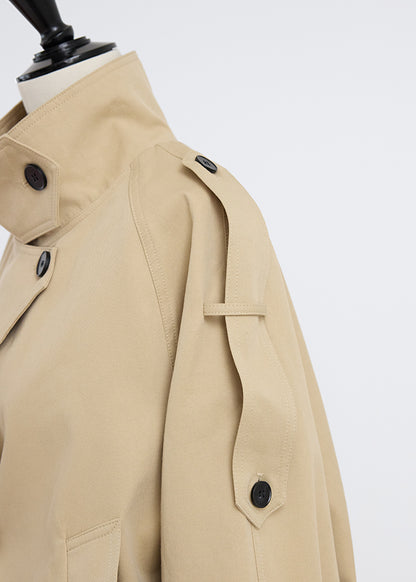 Stand Collar Belt Jacket