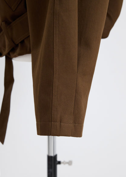 Stand Collar Belt Jacket