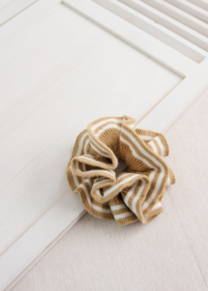 Bicolor Knit Chouchou
