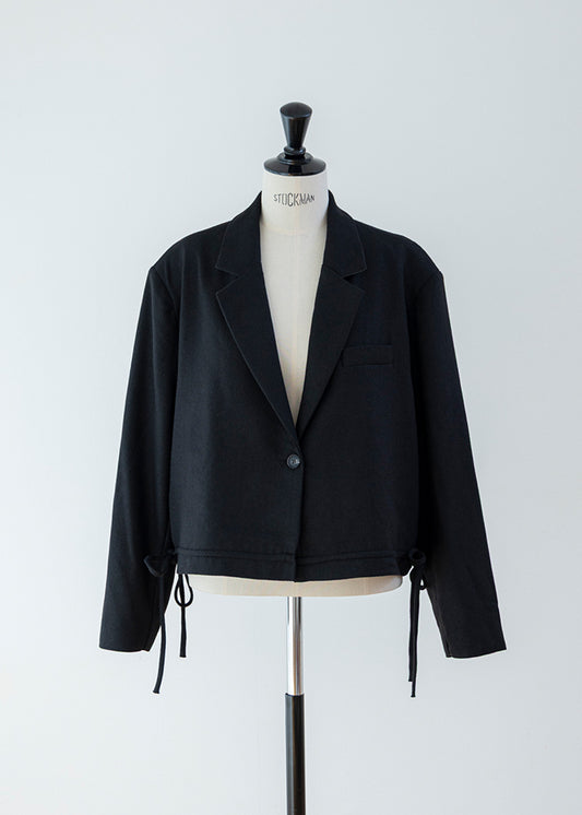 Wool Peplum Over Jacket