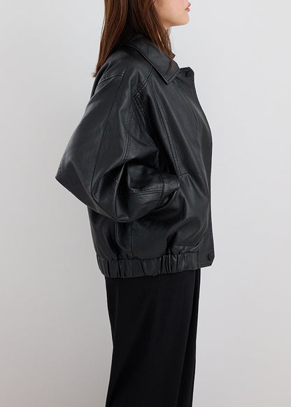 Oversize Leather Jacket