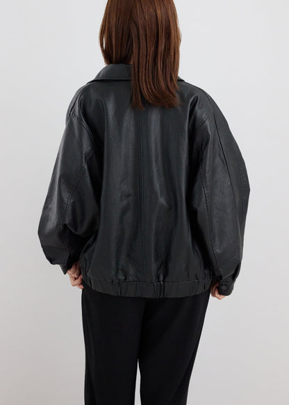 Oversize Leather Jacket