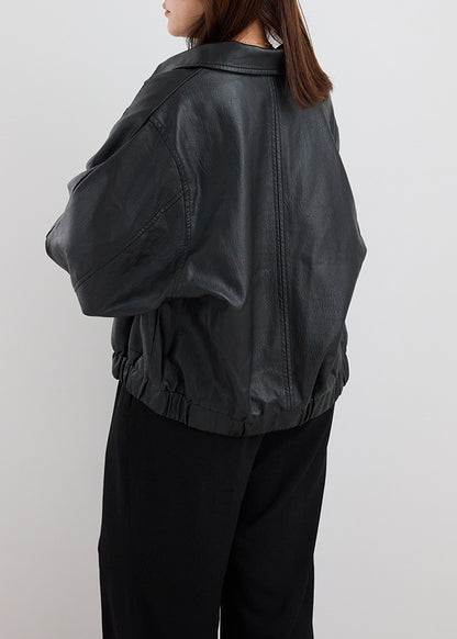 Oversize Leather Jacket