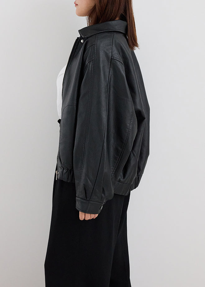 Oversize Leather Jacket