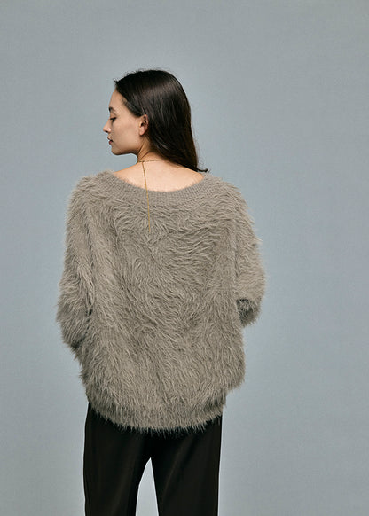 Feather Boat Neck Knit