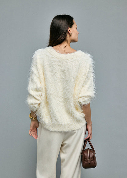 Feather Boat Neck Knit