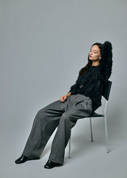Feather Boat Neck Knit