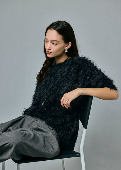 Feather Boat Neck Knit