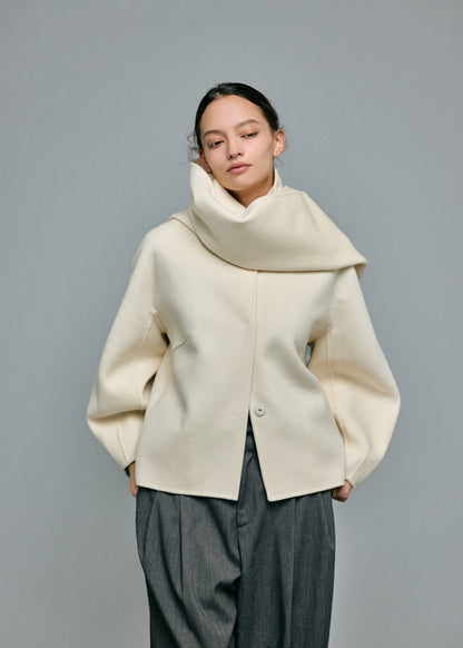 Cashmere Blend Stole Coat