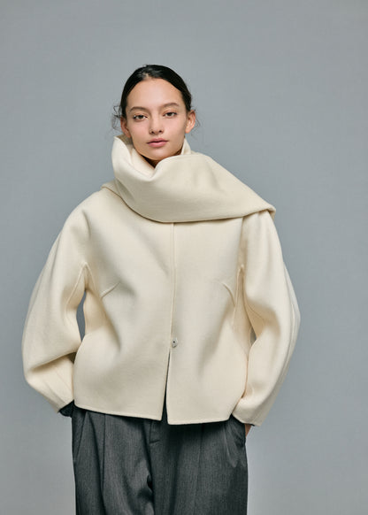 Cashmere Blend Stole Coat