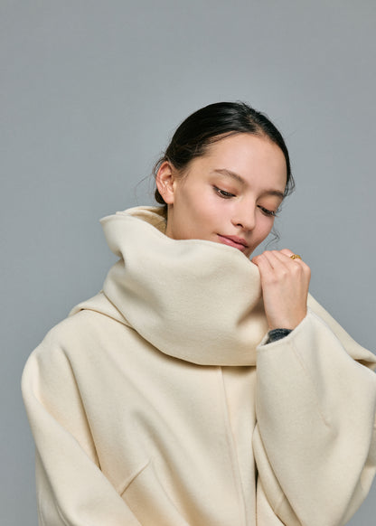 Cashmere Blend Stole Coat