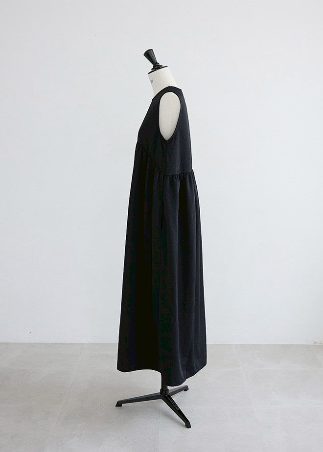 Curve Gathered Sleeveless Dress