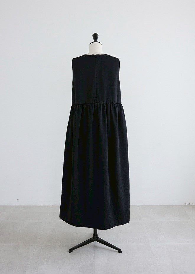 Curve Gathered Sleeveless Dress