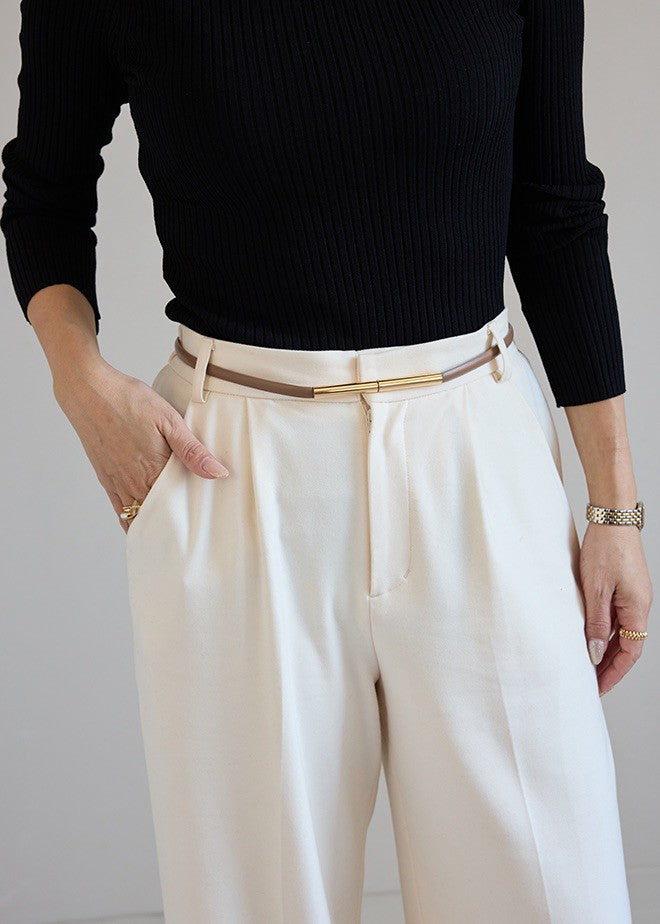 Gold Plate Slim Belt
