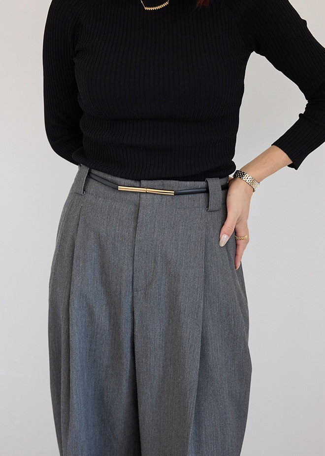 Gold Plate Slim Belt