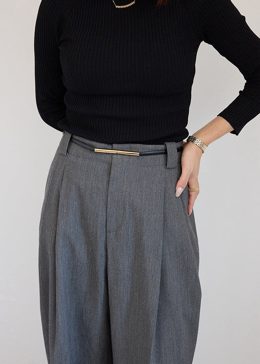 Gold Plate Slim Belt