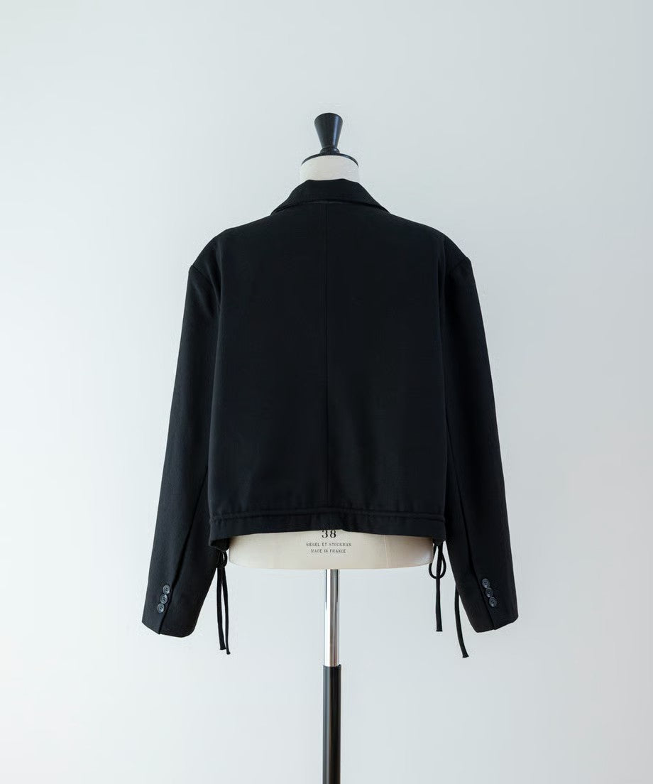 Wool Peplum Over Jacket