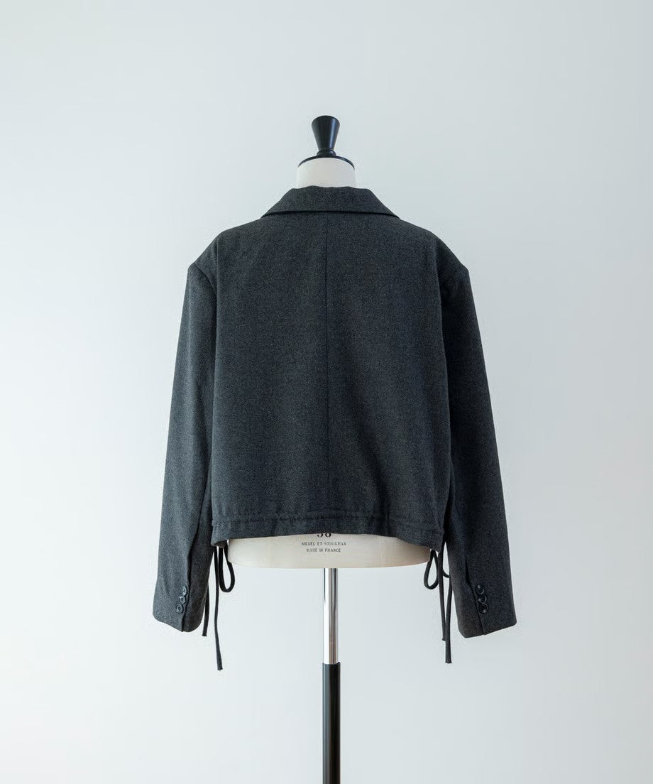 Wool Peplum Over Jacket