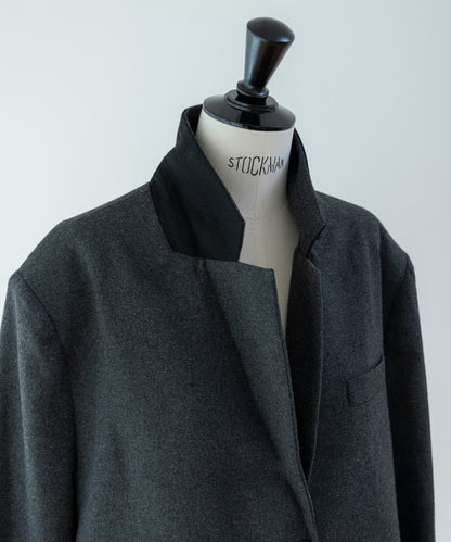 Wool Peplum Over Jacket
