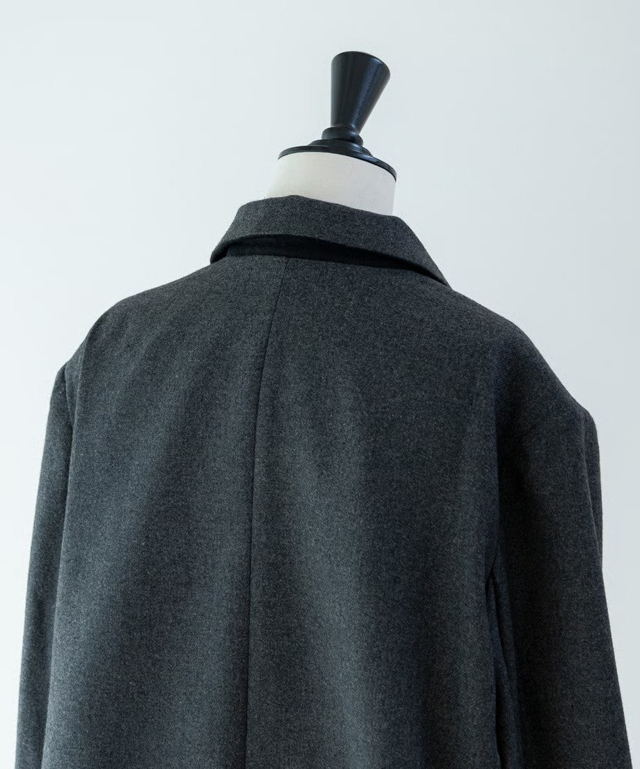 Wool Peplum Over Jacket