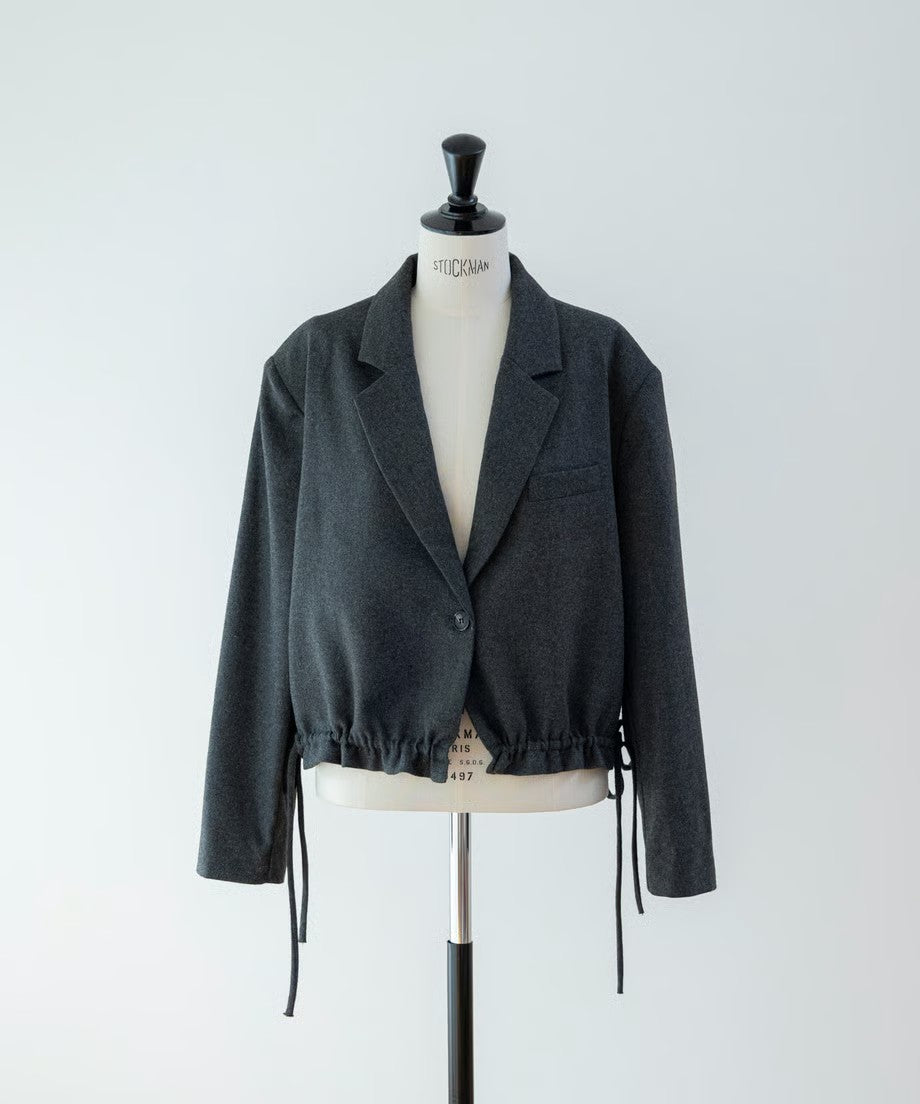 Wool Peplum Over Jacket