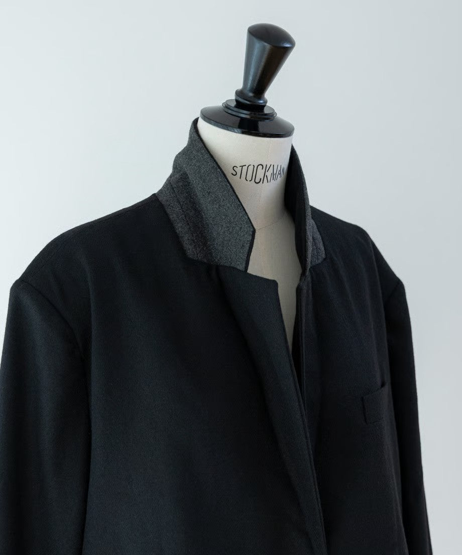 Wool Peplum Over Jacket