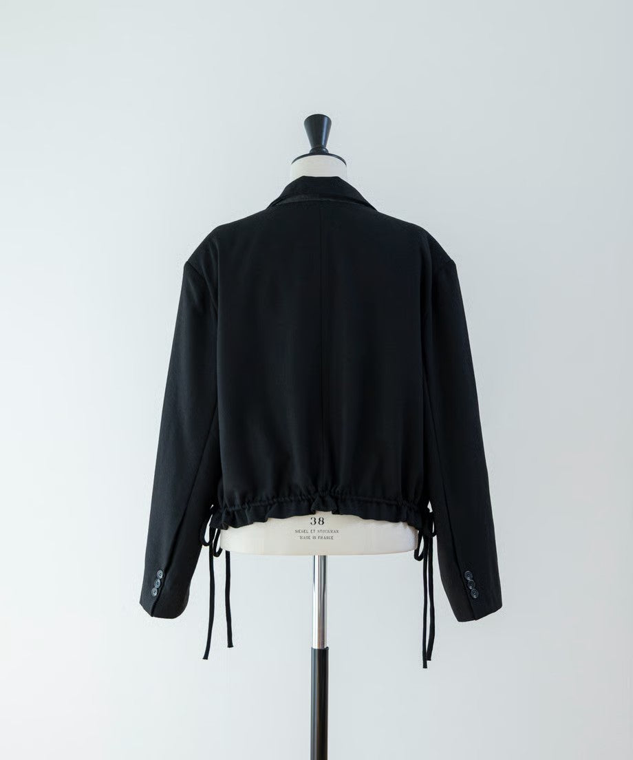 Wool Peplum Over Jacket