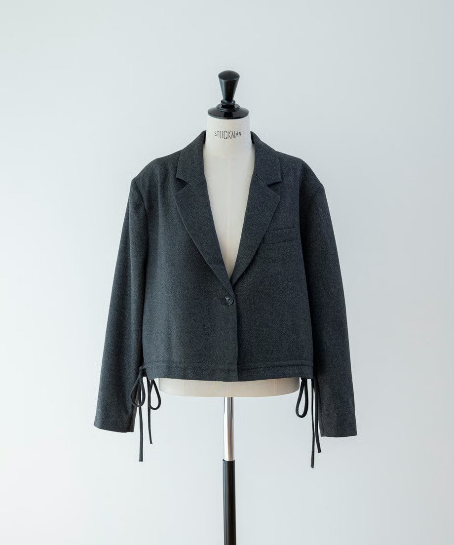 Wool Peplum Over Jacket